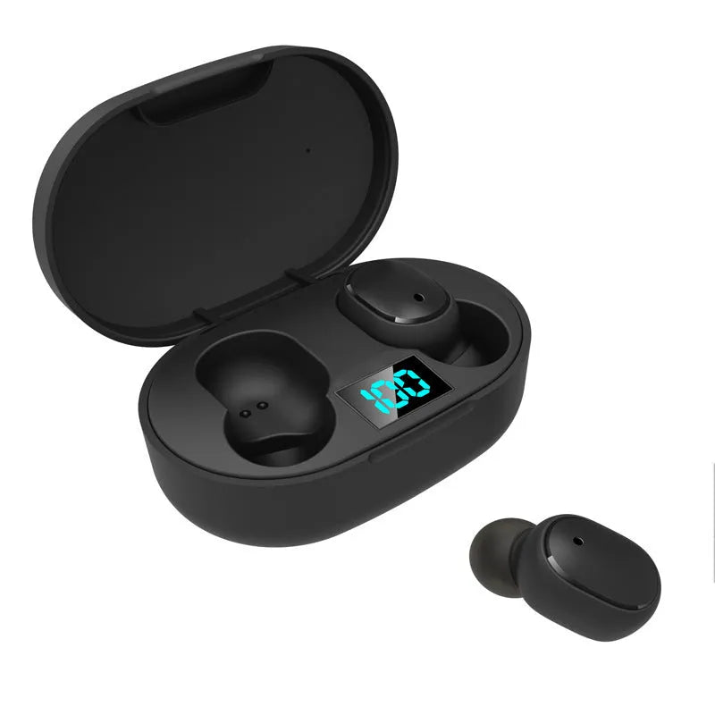 A6S Bluetooth headset, in-ear wireless sports headphone with matte sub-UV finish, shown in black, white, mint green or pink