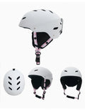 Child ski protective helmet with EPS ABS hard shell and Pink Donuts colour design
