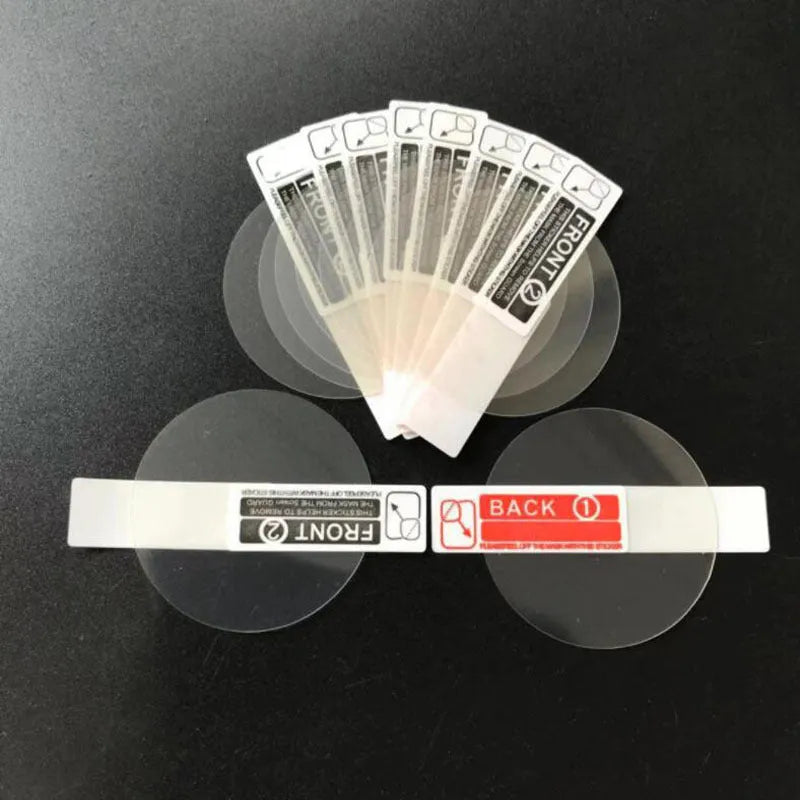 Three clear transparent screen protector films for Ticwatch 2 smartwatch with matte finish