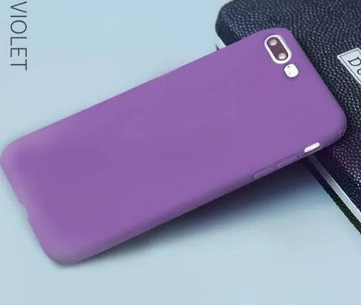 Frosted matte soft shell iPhone case in multiple colours with slim 1.5mm profile