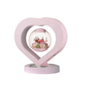 Pink preserved rose ornament with Bluetooth audio base in gift box for birthday and Valentine's Day presents