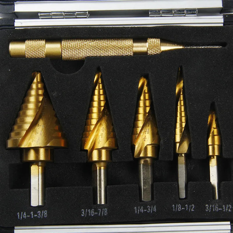Gold-coloured steel and aluminium opening tool showing 58mm and 80mm size options