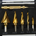 Gold-coloured steel and aluminium opening tool showing 58mm and 80mm size options