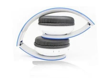 Wireless Bluetooth retractable gaming headset in black with mini USB charging port