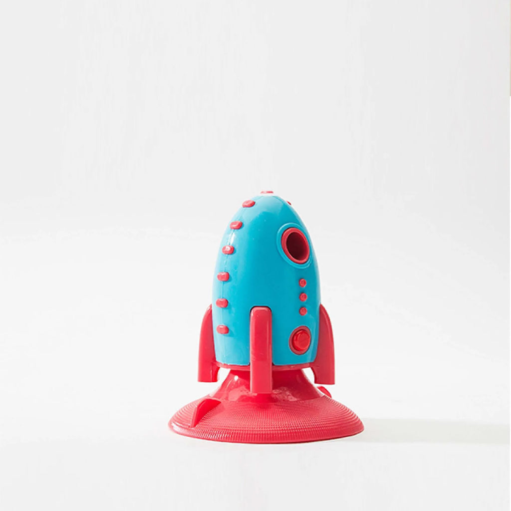 Rocket Dog Toys silicone leaking food bite toy with molar bumps for oral health, 200g weight