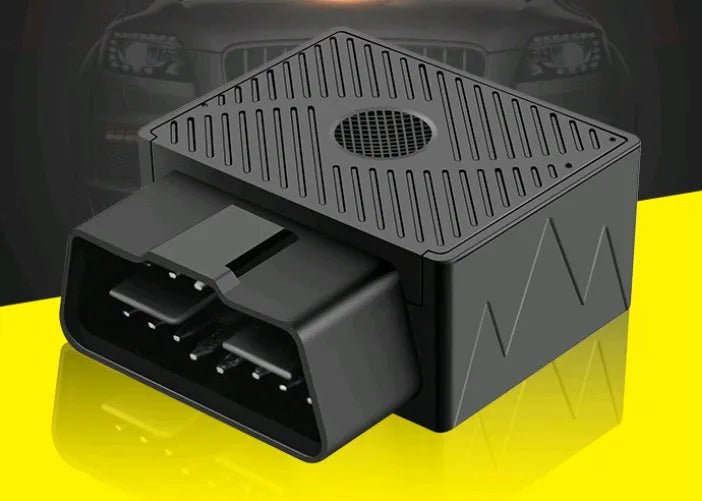 Black ABS car OBD GPS tracker model STR03 with satellite positioning and five alarm modes