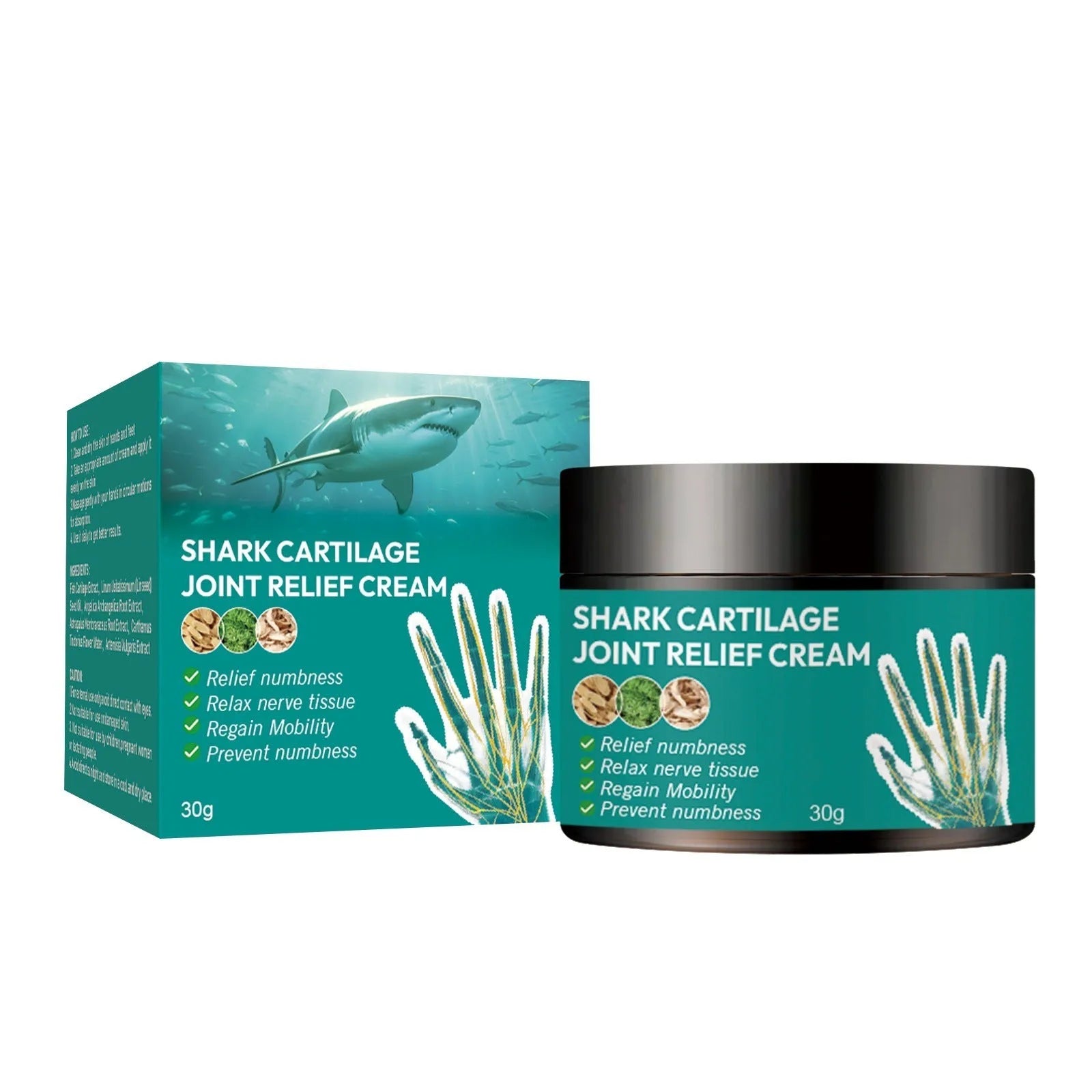 30g tube of joint neck cream for moisturising knee and neck skin care