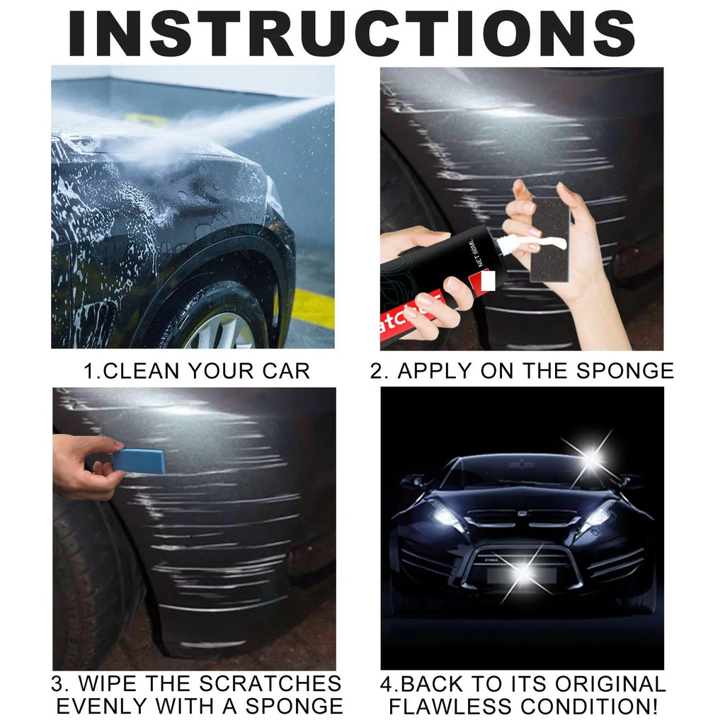 60ml tube of automotive scratch repair cream for paint surface scratches
