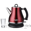 1.2 litre stainless steel son-mother pot set in black, blue and red options with retro ceramic design