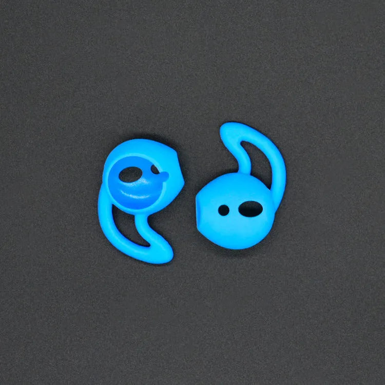 Single silicone ear cap for Apple AirPods in selected colour, showing dimensions and accurate opening.