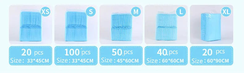 Pet Dad teddy thickened diaper pad for male and female cats and dogs, PE and non woven fabric construction