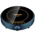 2200W induction cooker with circular 270mm design and knob control interface