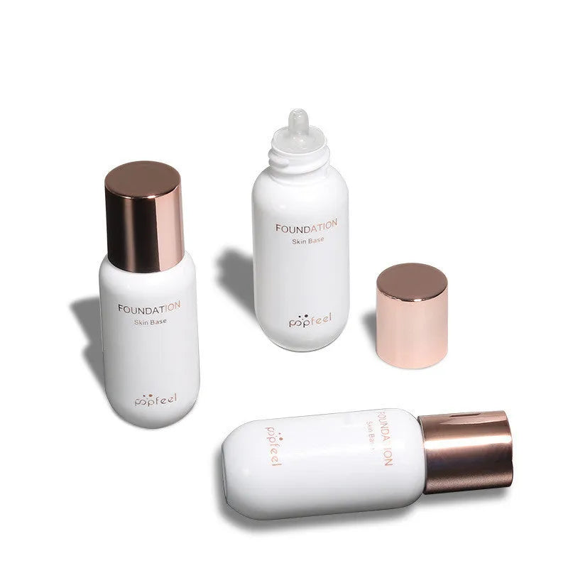 POPFEEL warm skin foundation 30ml long-lasting concealer with natural radiance finish