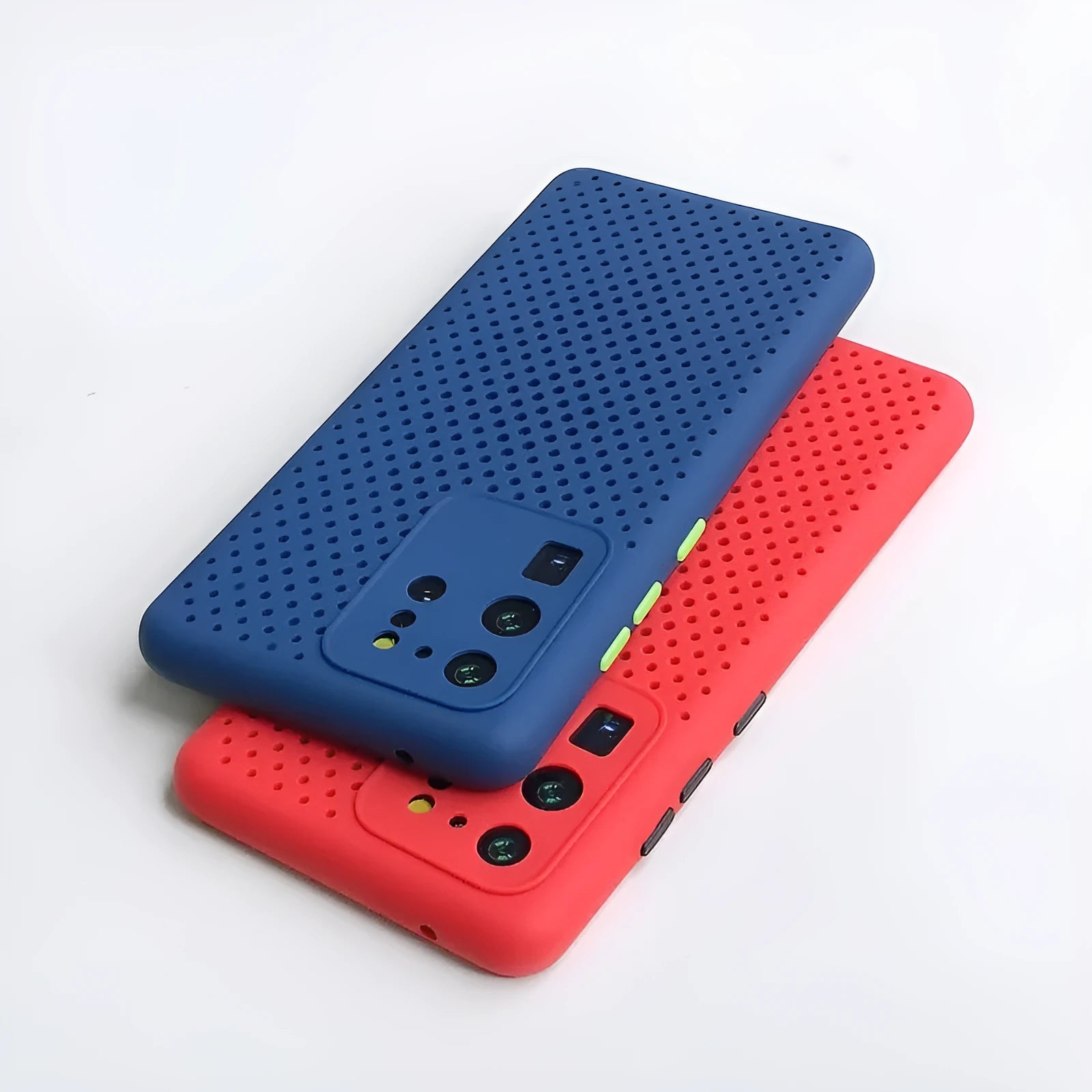 Samsung S20 Ultra precision hole silicone phone case in solid colour back cover