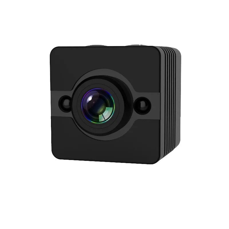 SQ12 Mini Camera HD 1080P waterproof night vision camcorder in black plastic body