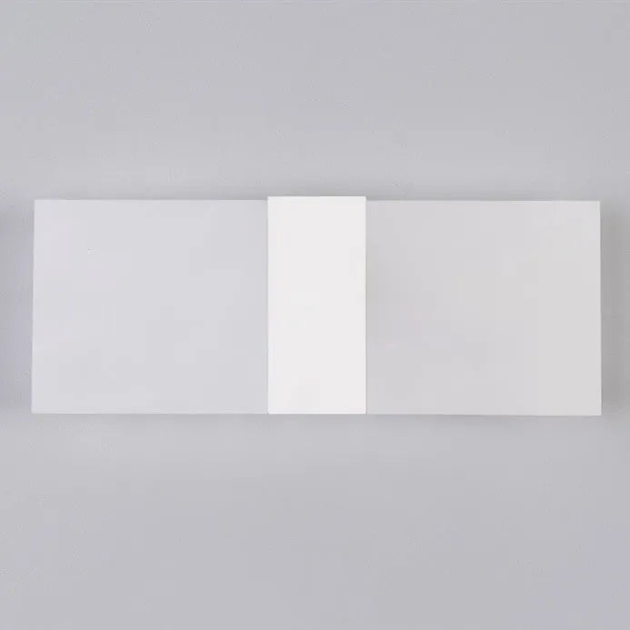 Modern acrylic wall lamp for corridor with LED light in silver, black, or gold finish.