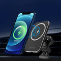 Magnetic wireless car phone charging holder for Apple iPhone 12 with 15W fast charging