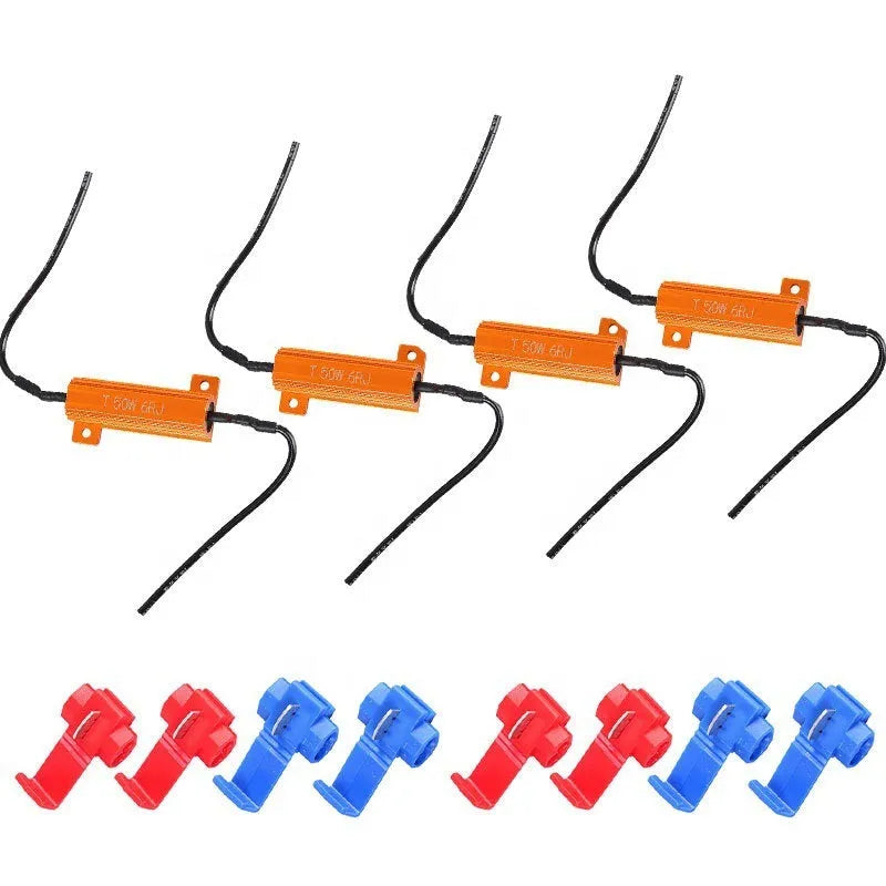 Gold resistance shell automotive LED decoder with aluminium housing and connection clips