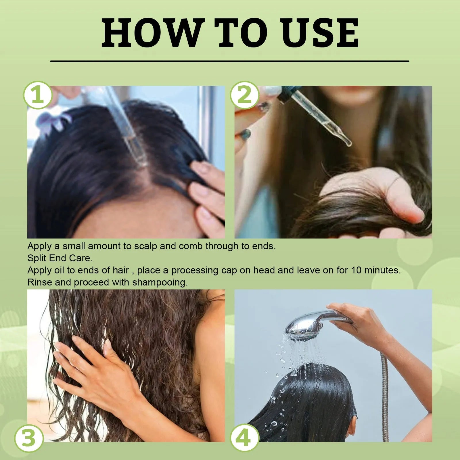 59ml bottle of rosemary mint hair growth fluid for scalp treatment and massage.