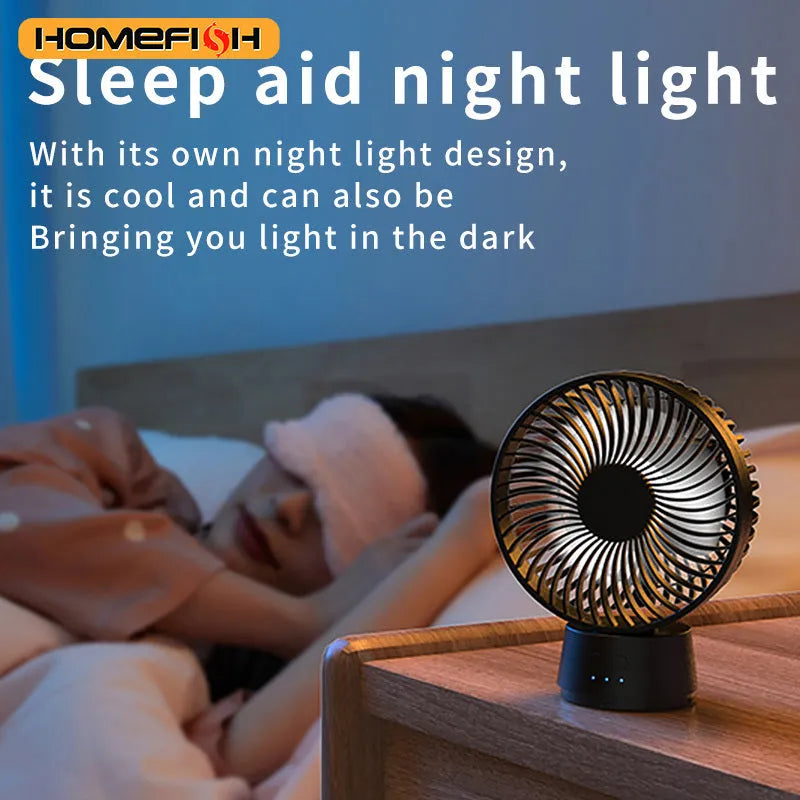 HOMEFISH F1 and F2 automatic shake head handheld fan with removable bracket on a stroller.