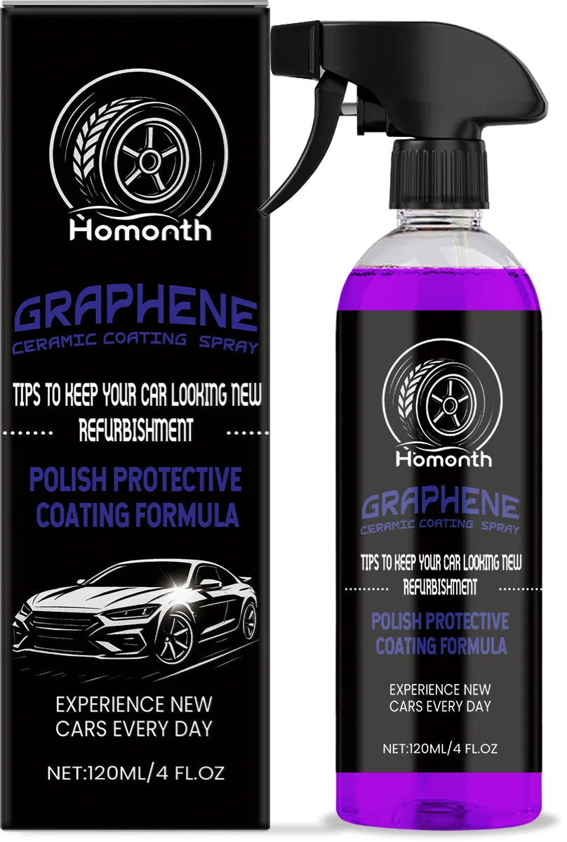 120ml graphene ceramic coating spray bottle with PTFE for car paint protection and detailing