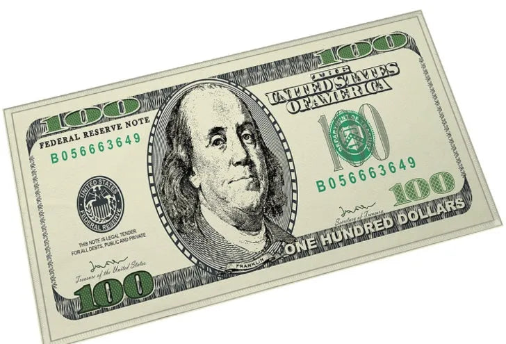 Fashion carpet with retro dollar US dollar design machine-woven for entrance corridor living room bedroom