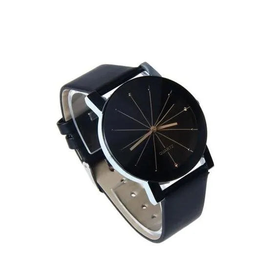 Impressionist watch with sweetheart meridian strap and round analogue dial on a light background