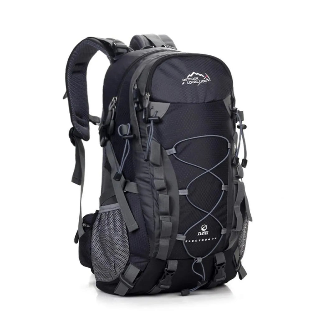 Green leisure sports backpack with 20-35L capacity for outdoor activities.