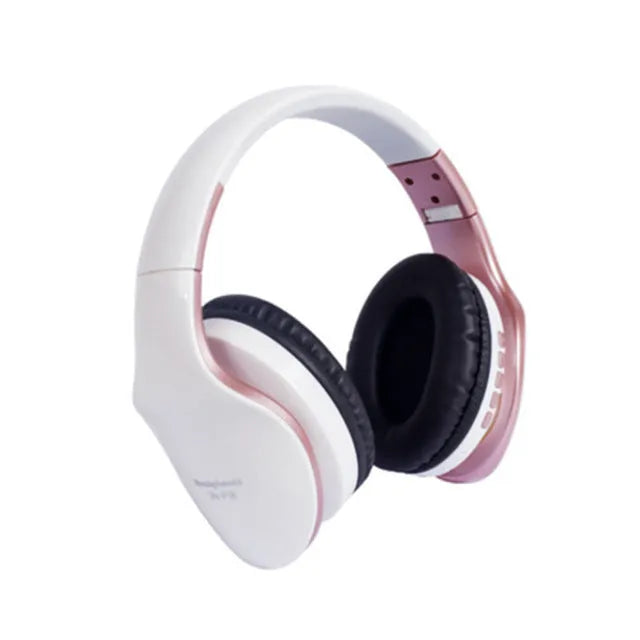 HobbyLane Bluetooth wireless headset in black, red, or white colour with over-ear cups