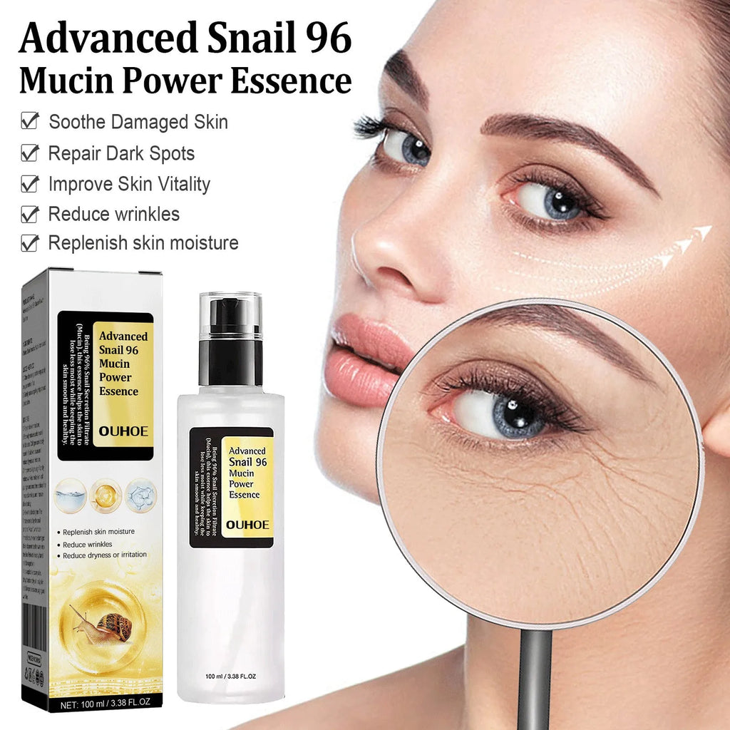 100ml snail collagen facial serum bottle with original formulation for skincare