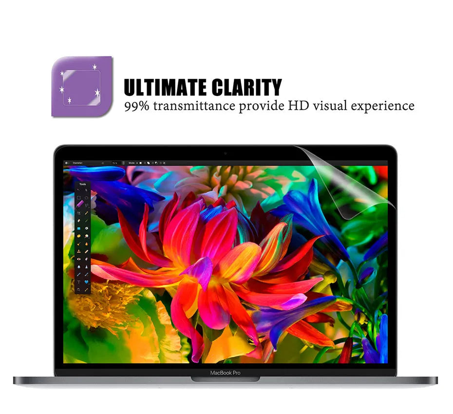 Lansheng matte screen protector film for 13-inch Apple MacBook Pro laptop.