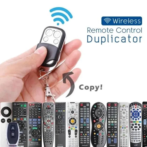Black ABS wireless remote control duplicator for 315MHz and 433MHz garage gate remotes