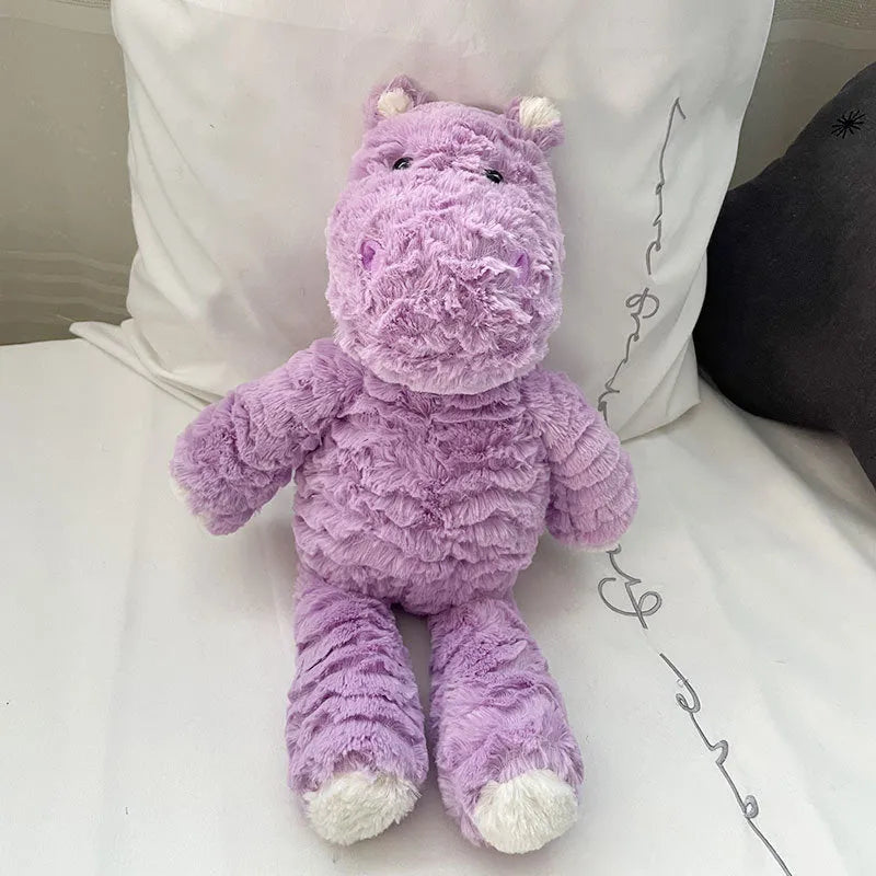 Super soft short plush animal plush doll in embossed design, 35cm full length