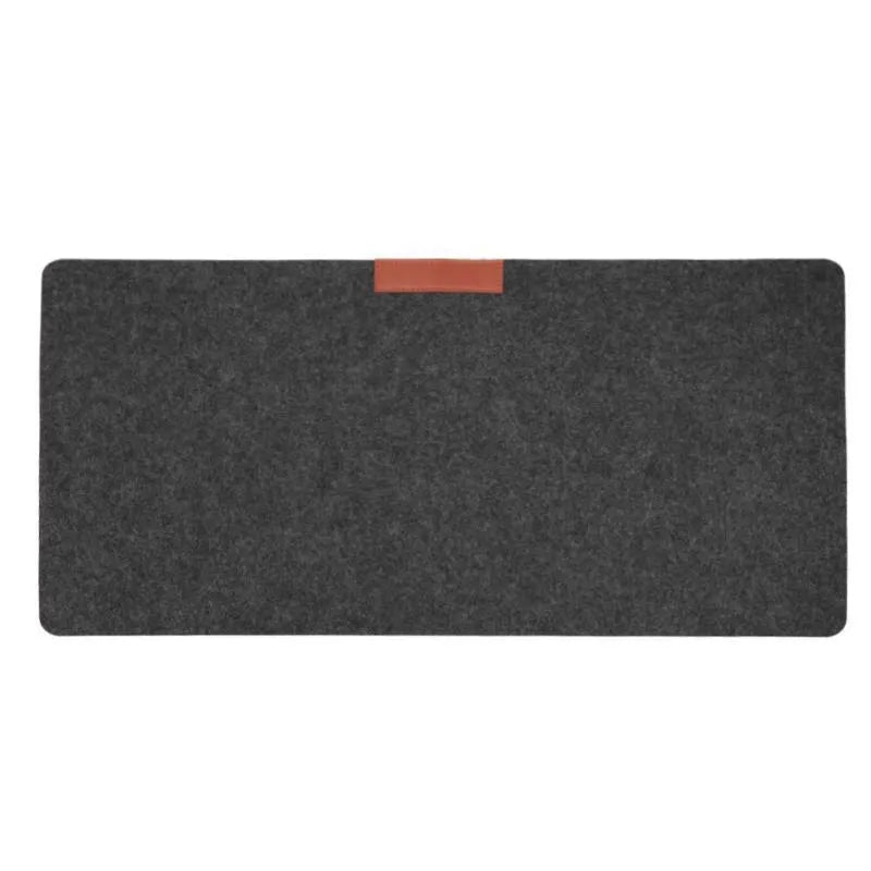 Felt gaming keyboard pad in black colour, 30x60cm size, single-sided felt mouse mat from Jiajia Felt