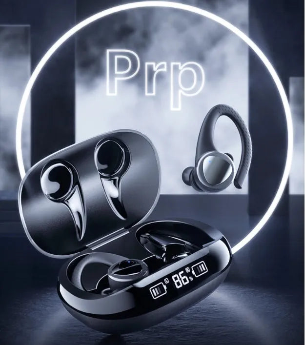 Black or silver true wireless Bluetooth in-ear headphones with 15-hour battery life