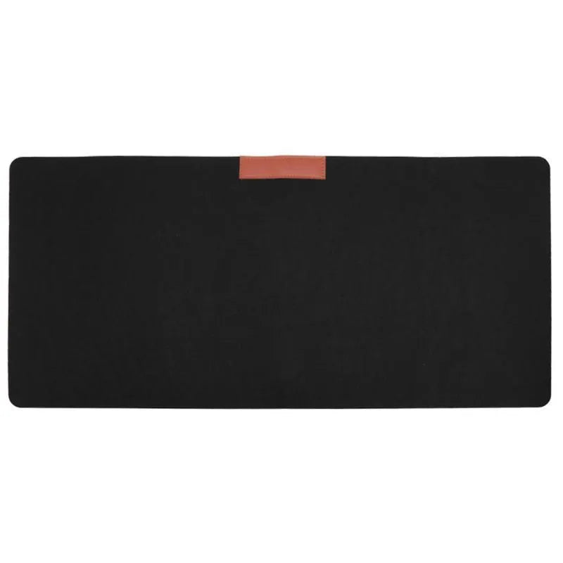 Felt gaming keyboard pad in black colour, 30x60cm size, single-sided felt mouse mat from Jiajia Felt