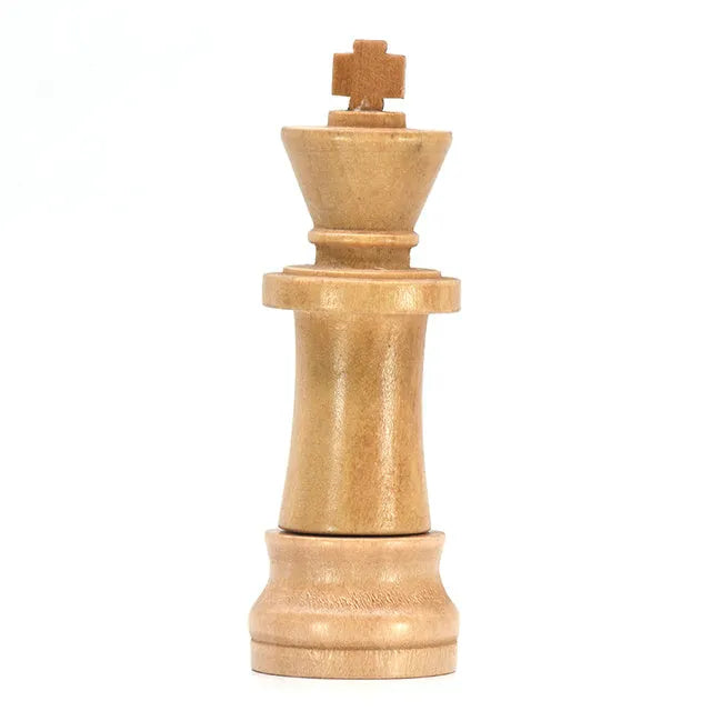 Wooden chess pen drive beige USB 2.0 memory stick with international chess model design