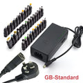 96W universal adjustable power adapter with voltage selector and 34 connector tips