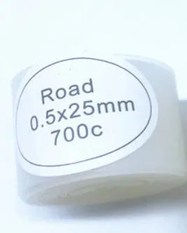 Polyurethane bicycle tyre pad 0.5mm thick, 40mm wide for 26 inch MTB tyre protection.