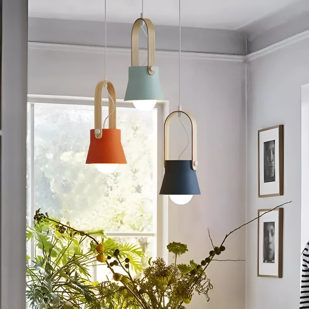 Nordic loft metal pendant light in black with E27 bulb, 90-240v, for restaurant or home use