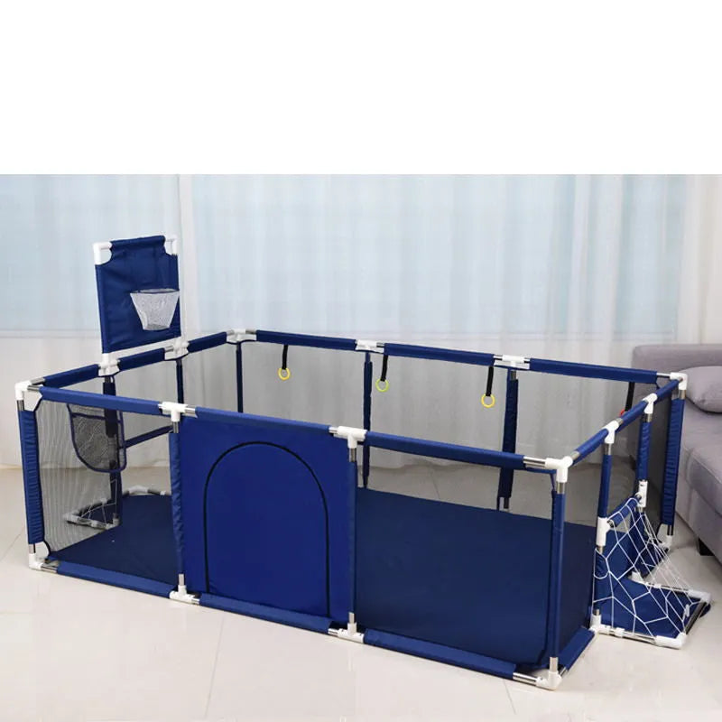 Children's playpen tent with stainless steel frame and Oxford cloth fabric in available colours