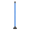Aluminium alloy golf swing trainer with magnetic direction bar in red or blue.