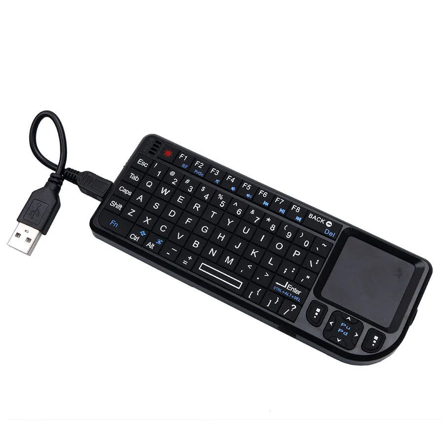 Compact wireless keyboard for laptop, desktop PC, and tablet, slim cordless design for home office typing