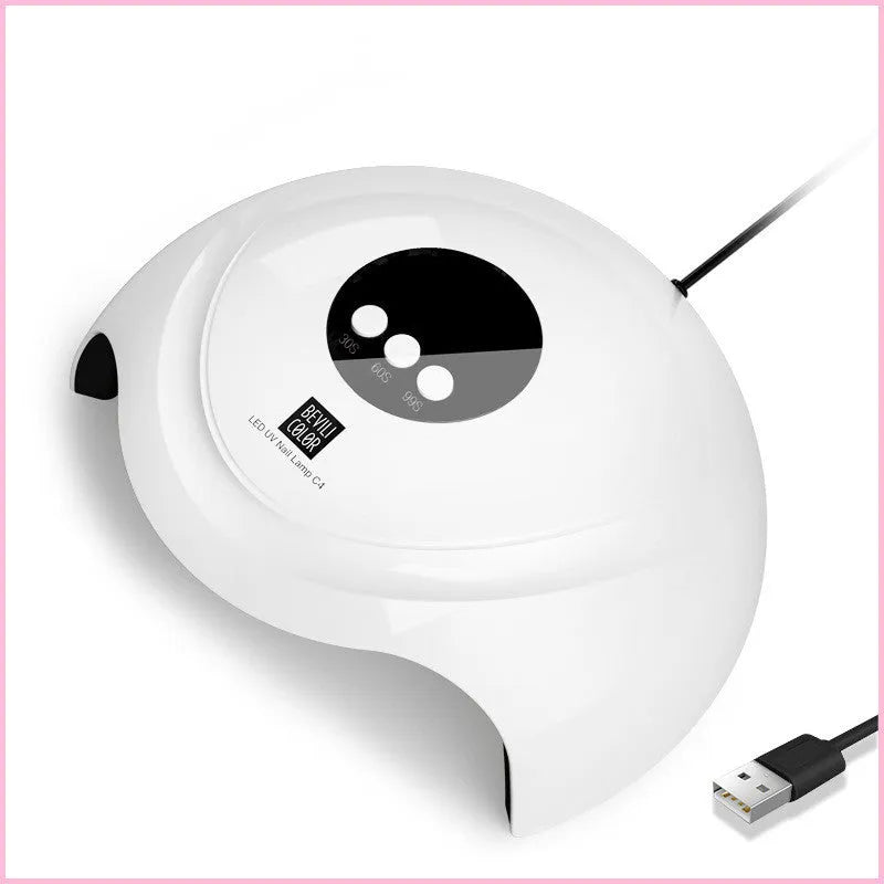 White 36W sensor LCD USB nail phototherapy lamp full set dryer for gel nails
