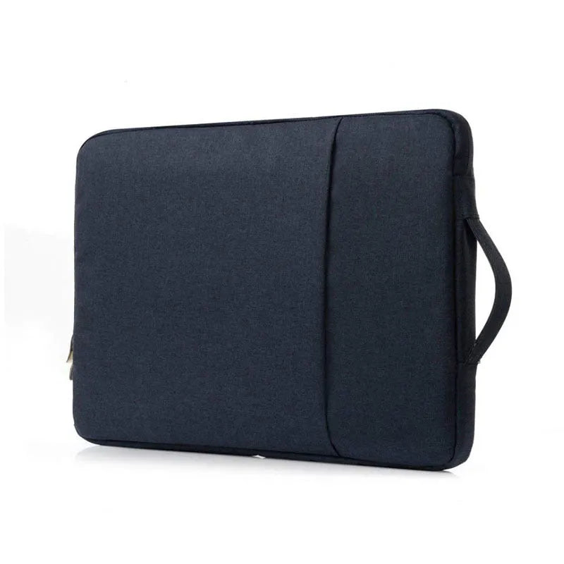 Grey canvas protective sleeve case for iPad Pro 12.9-inch tablet with padded exterior
