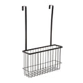 Metal kitchen hanging shelf in Nordic style, available in black or white, with no-punch installation