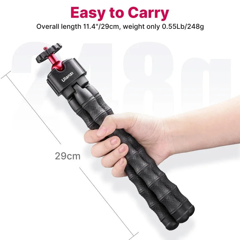 Multifunctional photography and video live vlog suite with a tripod in 2985 set colour.