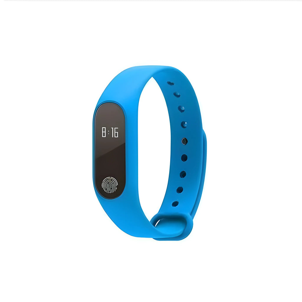 Motion intelligent hand ring in multiple colours showing heart rate monitoring and waterproof step tracking.