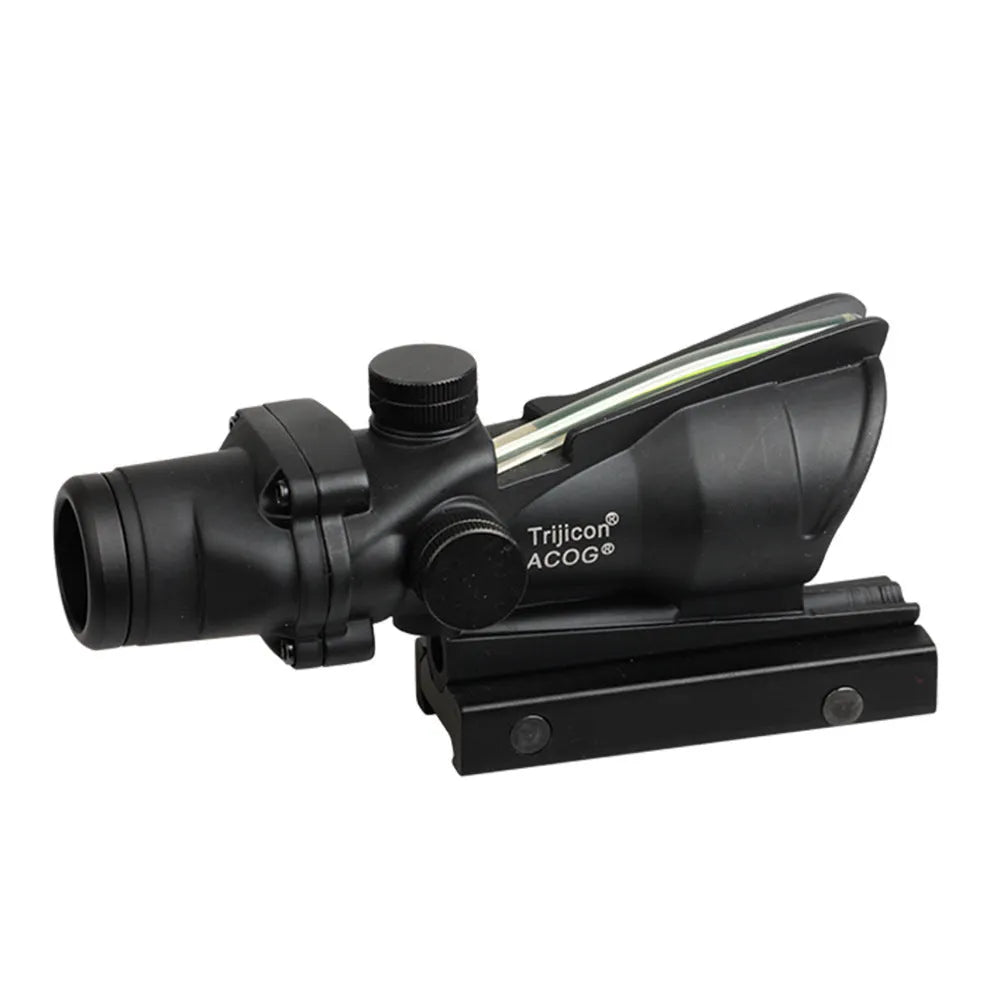Maku metal sight 4x32 with 1x Mini RMR red dot, black, 20mm fabric rail, adjustable windage and elevation