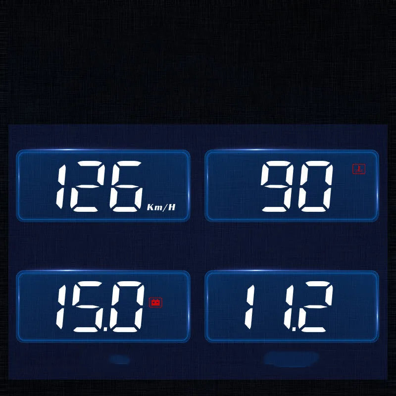 M3 head-up display HUD car modification with OBD2 LED screen 86x37mm universal fit